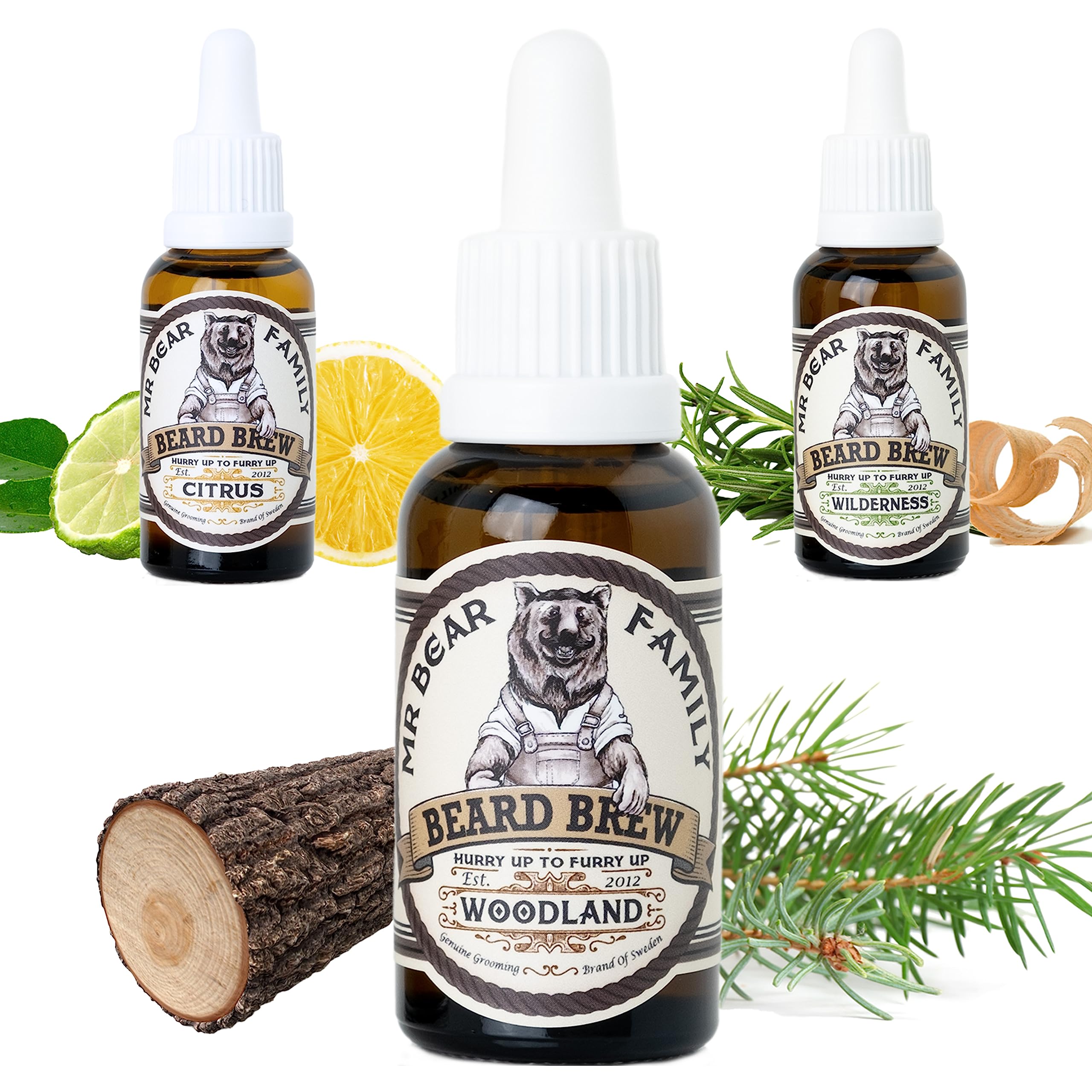 hairgum huile barbe vanille menthe